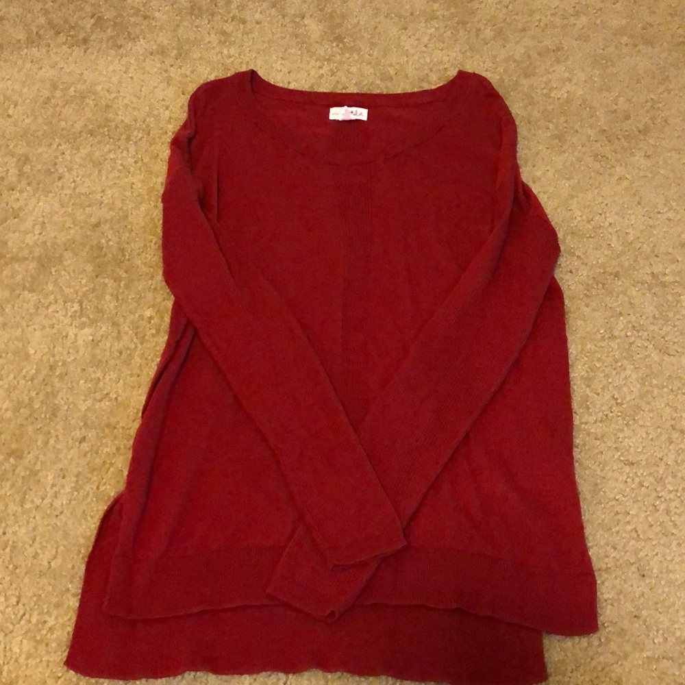 Red sweater